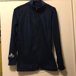 Women’s S/M Zippered Lightweight Fleece Jacket New